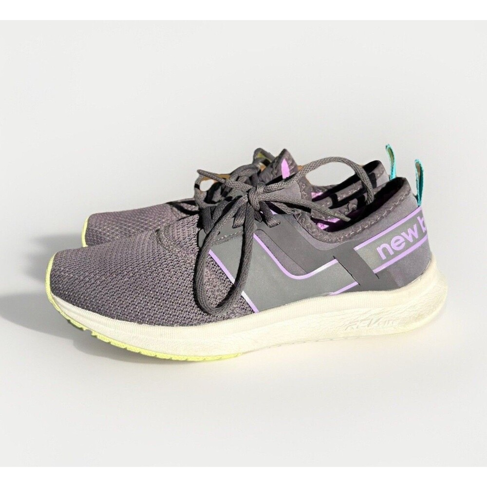 New Balance FuelCore Nergize V1 Women's 7.5 Gray Purple WNRGSCC1
